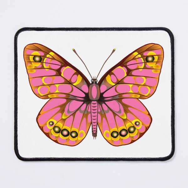 Item preview, Fine Tropical butterfly with pink spot designed and sold by Elonium.