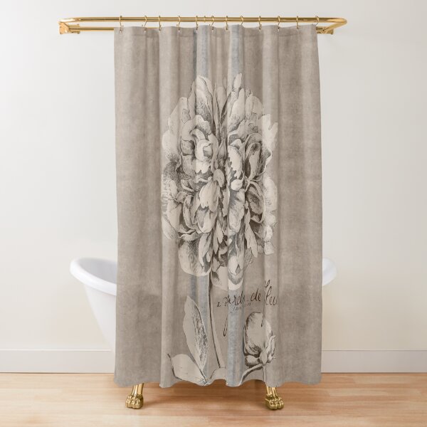 Item preview, Rustic Grain Sack Style Peony designed and sold by artanlei.