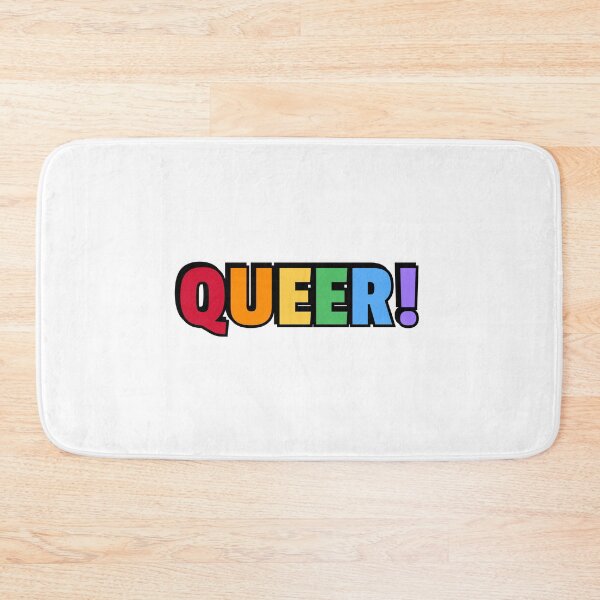 Item preview, QUEER rainbow colors designed and sold by Inspirationmotivation.