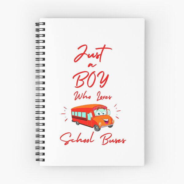 Item preview, JUST A BOY WHO LOVES SCHOOL BUSES designed and sold by Innovational.