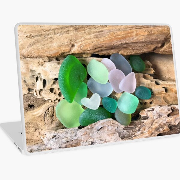 Item preview, Seaglass and Driftwood with Heart Shaped Sea Glass designed and sold by LeslieMac713.
