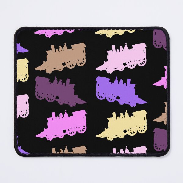Item preview, Locomotive Train Cab Pink Pattern designed and sold by Chubuter.