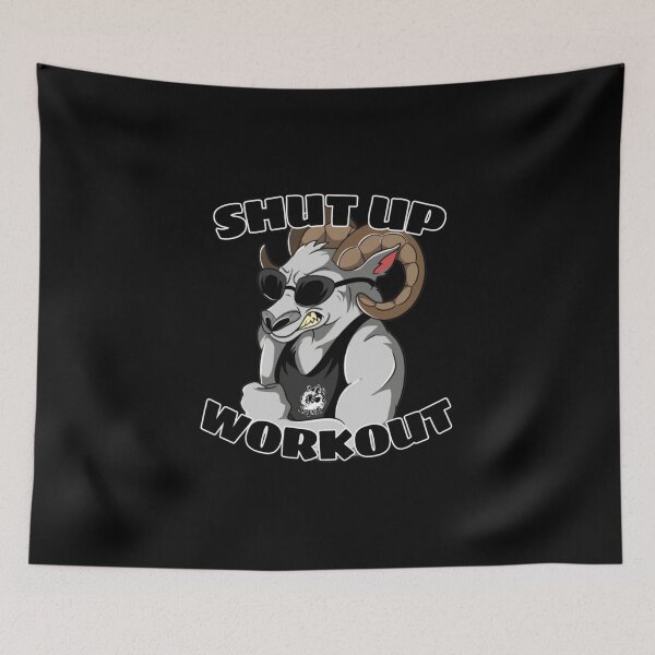 Item preview, Anime Gym Shut Up Workout designed and sold by BlackSheepEllis.