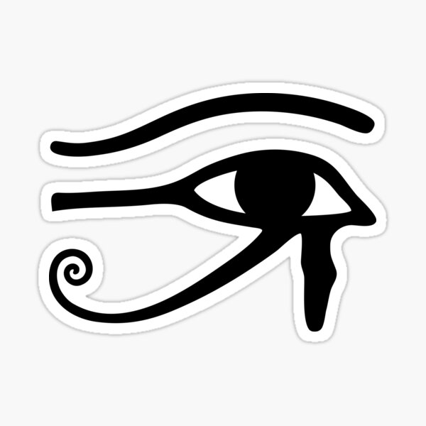 Eyes Of Ra Horus Egyptian Udjat Decal Bumper Sticker Gifts Ladies All Seeing Eye 