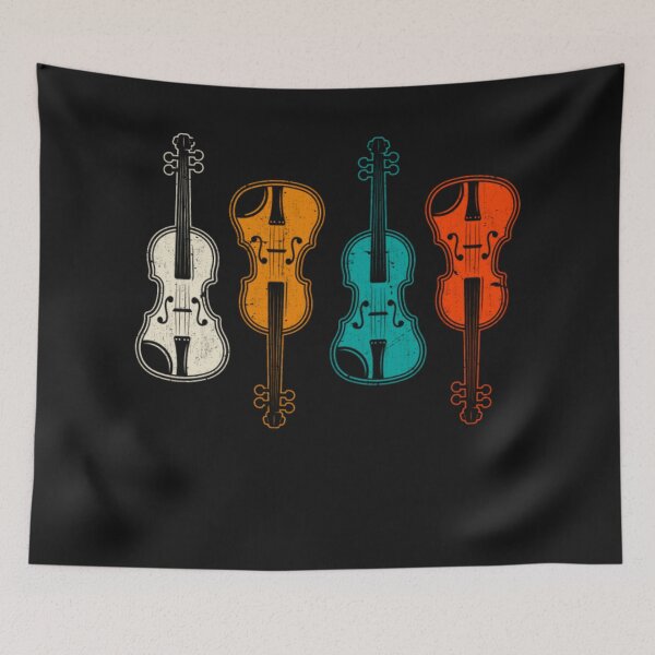 Item preview, Vintage Instrument Colorful Violin Player designed and sold by ClamenTaon.