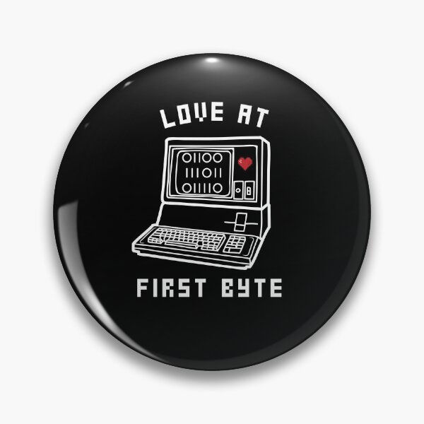 Item preview, Love at First Byte pun | Coding/Coder software engineer developer programmer  designed and sold by brinikki.