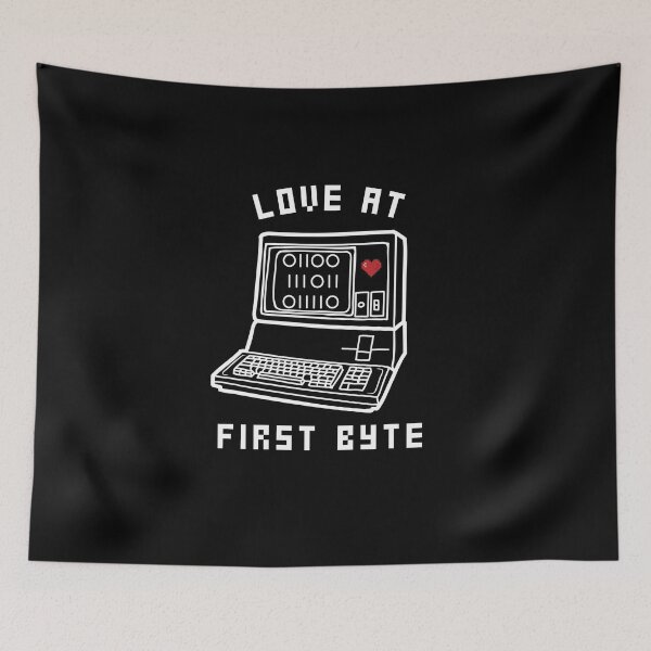Item preview, Love at First Byte pun | Coding/Coder software engineer developer programmer  designed and sold by brinikki.