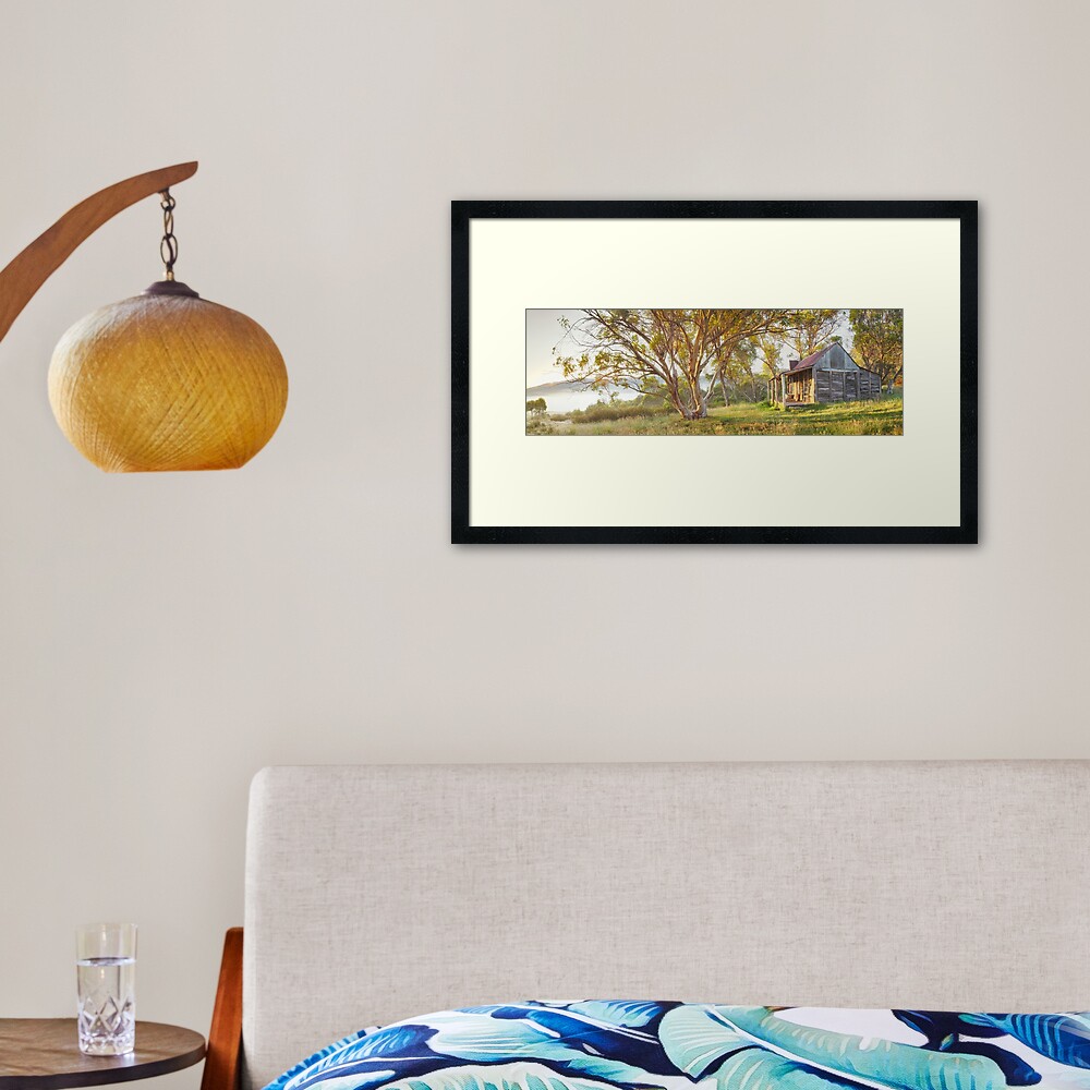 Wheelers Hut, Jagungal Wilderness, Kosciuszko, New South Wales, Australia Framed Art Print