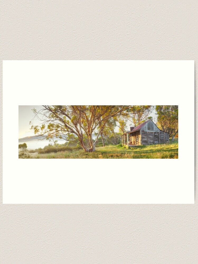 Alternate view of Wheelers Hut, Jagungal Wilderness, Kosciuszko, New South Wales, Australia Art Print