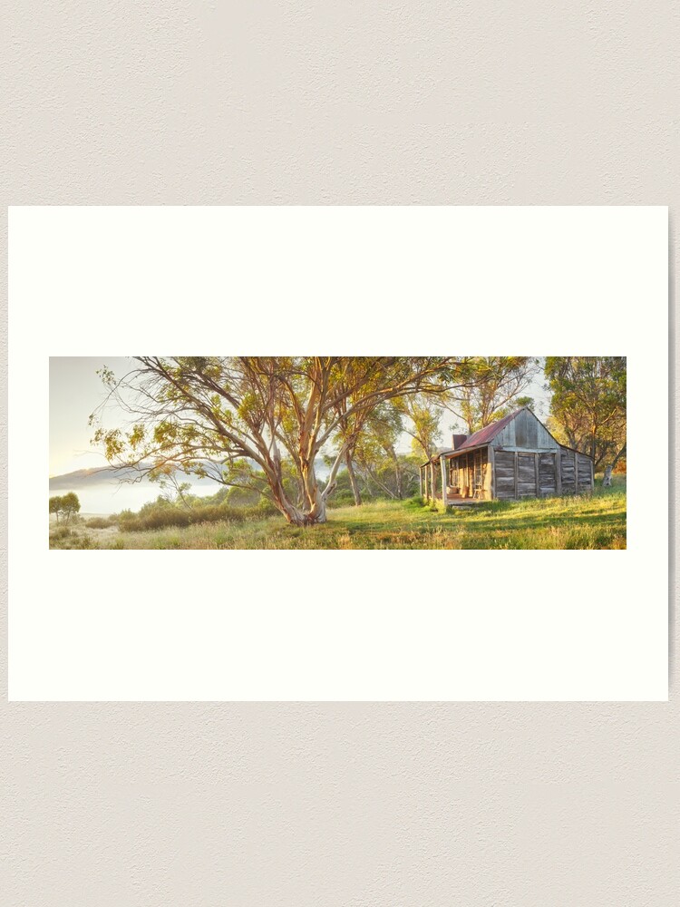 Alternate view of Wheelers Hut, Jagungal Wilderness, Kosciuszko, New South Wales, Australia Art Print