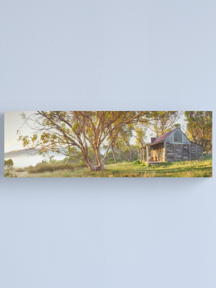 Thumbnail 1 of 3, Canvas Print, Wheelers Hut, Jagungal Wilderness, Kosciuszko, New South Wales, Australia designed and sold by Chockstone.