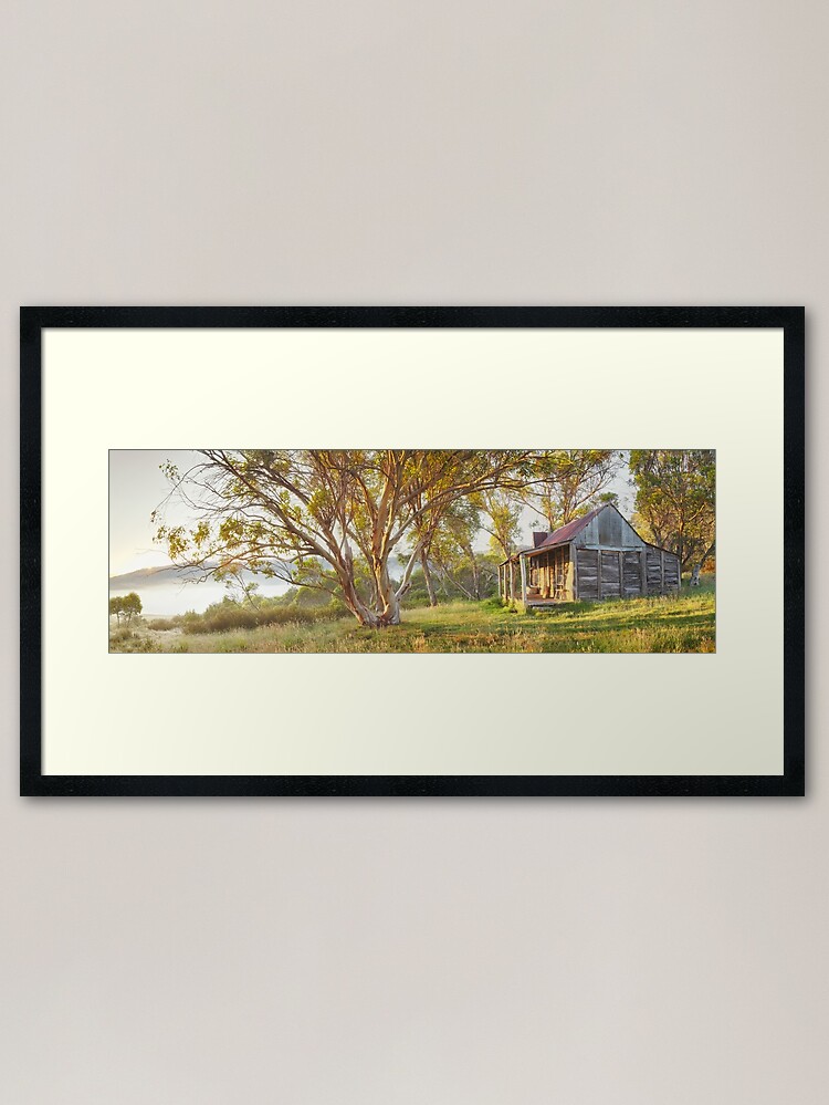 Alternate view of Wheelers Hut, Jagungal Wilderness, Kosciuszko, New South Wales, Australia Framed Art Print