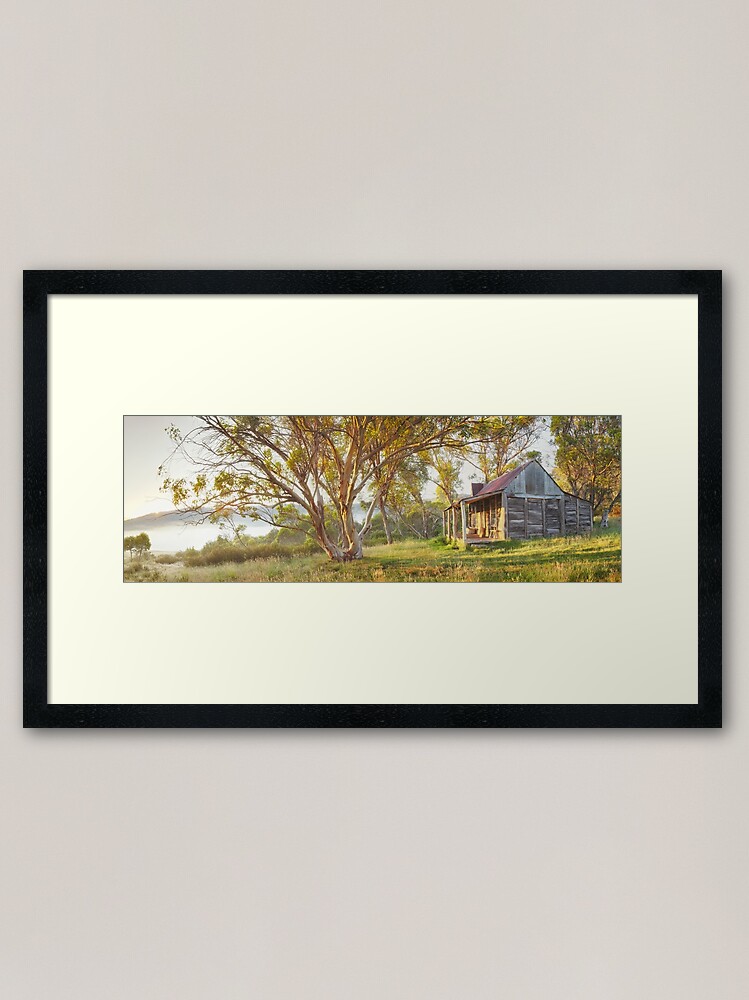 Alternate view of Wheelers Hut, Jagungal Wilderness, Kosciuszko, New South Wales, Australia Framed Art Print