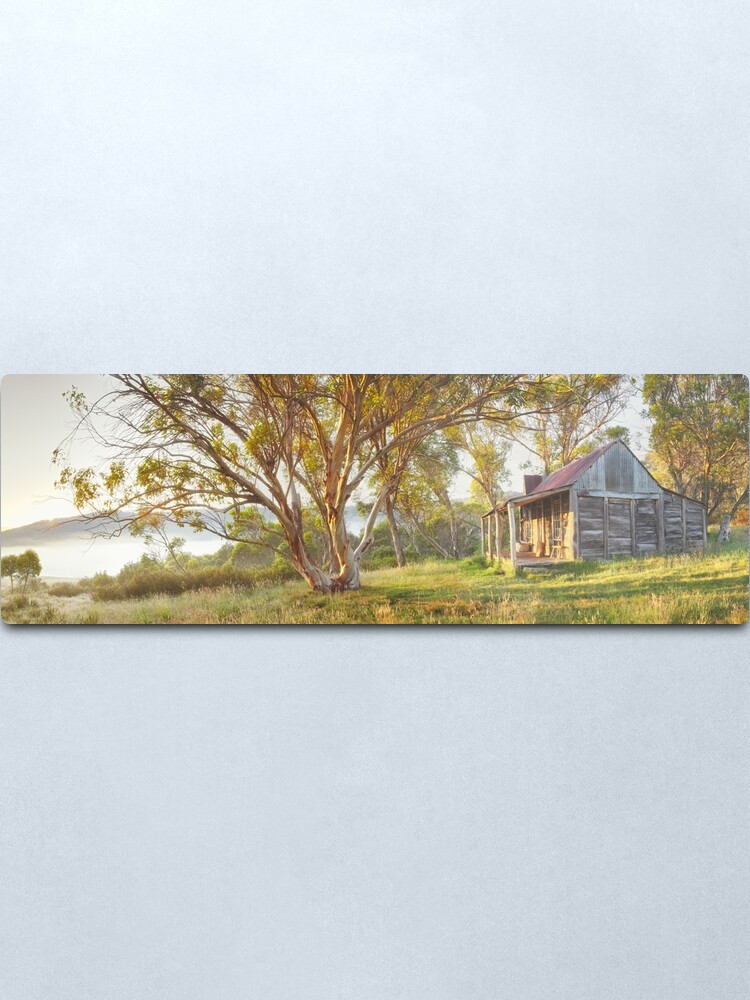 Alternate view of Wheelers Hut, Jagungal Wilderness, Kosciuszko, New South Wales, Australia Metal Print