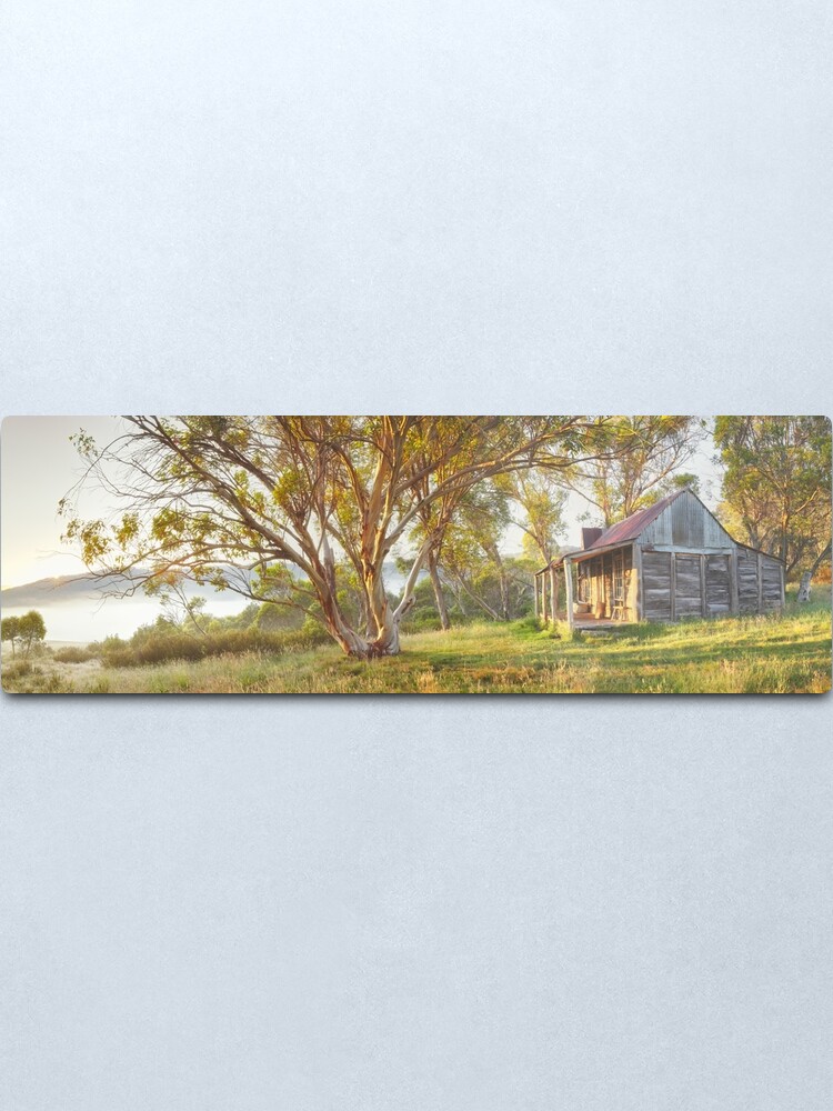 Alternate view of Wheelers Hut, Jagungal Wilderness, Kosciuszko, New South Wales, Australia Metal Print