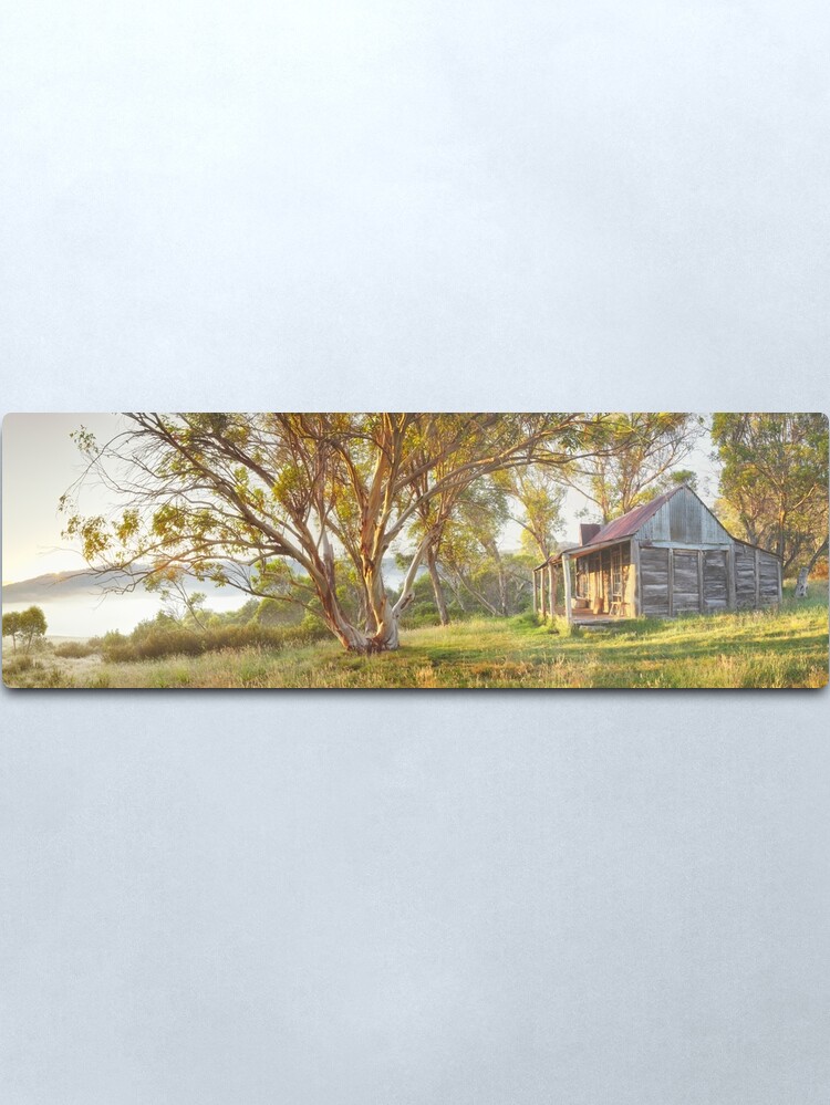 Alternate view of Wheelers Hut, Jagungal Wilderness, Kosciuszko, New South Wales, Australia Metal Print