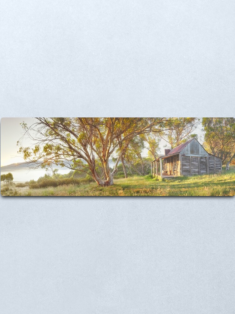 Alternate view of Wheelers Hut, Jagungal Wilderness, Kosciuszko, New South Wales, Australia Metal Print