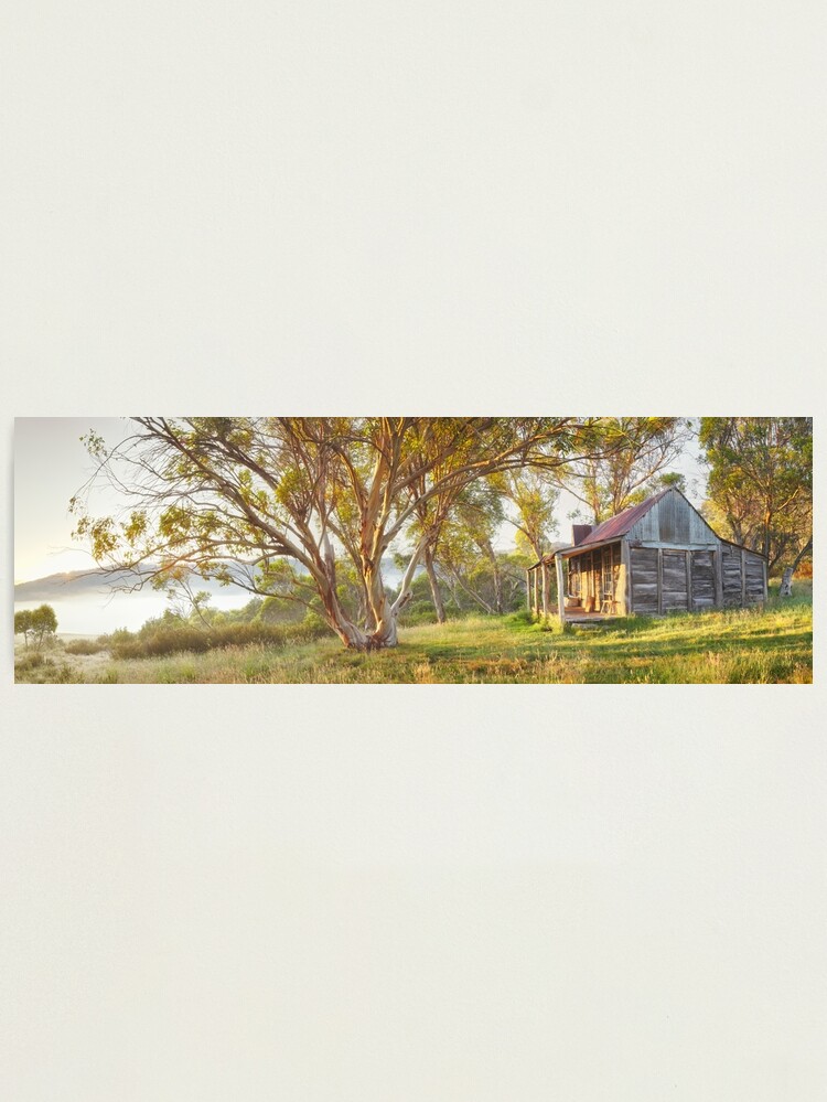 Alternate view of Wheelers Hut, Jagungal Wilderness, Kosciuszko, New South Wales, Australia Photographic Print