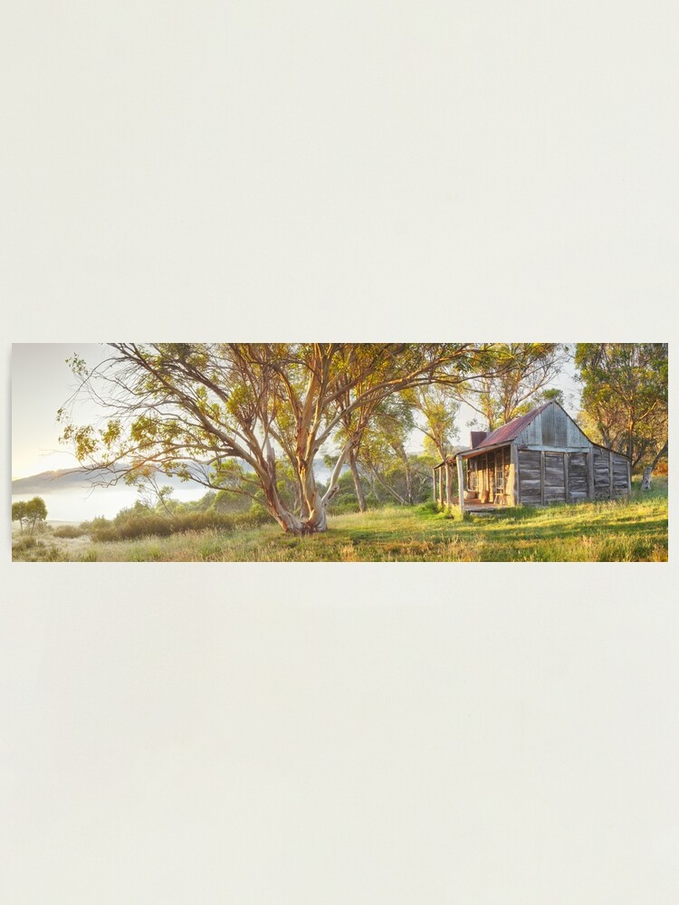 Alternate view of Wheelers Hut, Jagungal Wilderness, Kosciuszko, New South Wales, Australia Photographic Print