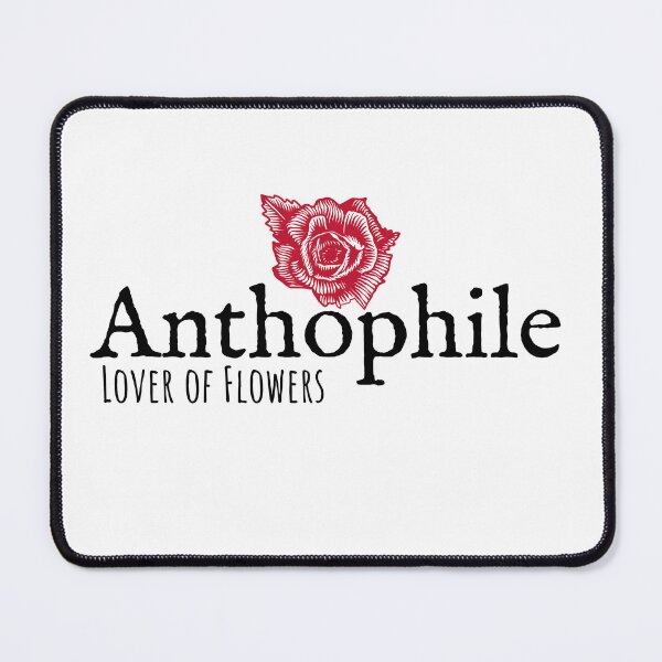 Item preview, Anthophile Flower Lover With Red Rose designed and sold by IceCreamMuseum.
