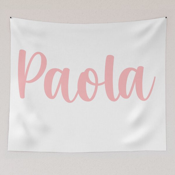 Item preview, Paola - Pink Custom Name  designed and sold by Plant Life  Studio.