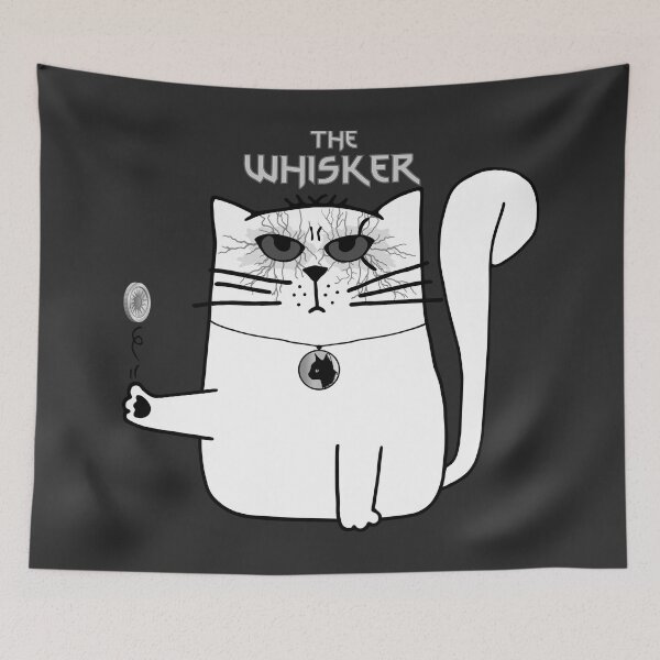 Item preview, The Whisker Witcher - Toss a Coin designed and sold by Owlies-Barn.