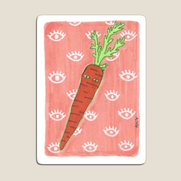 Carrot Print Magnet