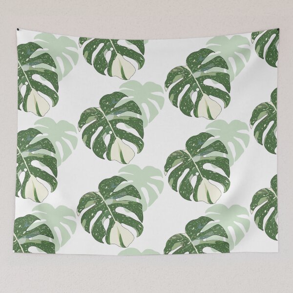 Item preview, Thai Constellation Monstera Leaf Digital Illustration designed and sold by Paula Barriga.