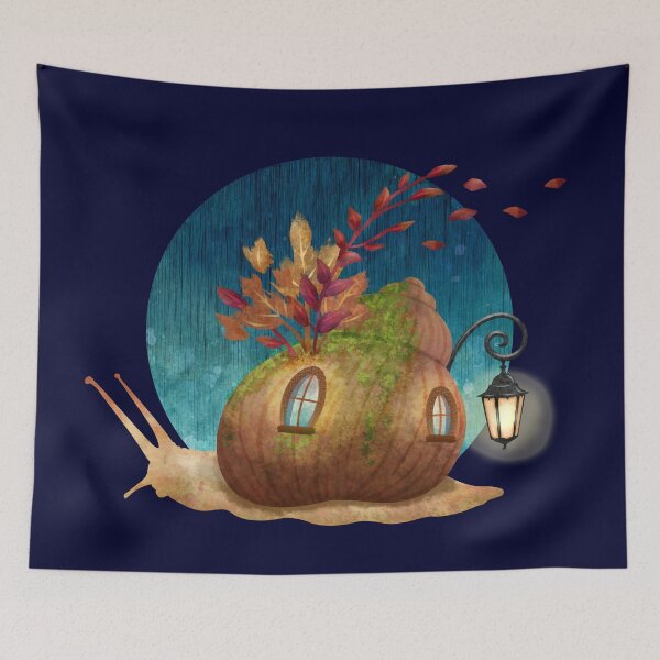 Item preview, Snail House - Inktober designed and sold by -DearTreehouse-.