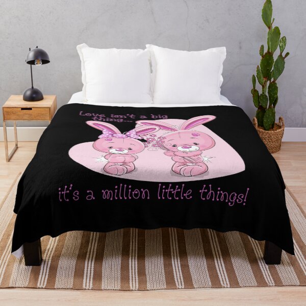 Item preview, “Love...a Million Little Things!” Pink on Black designed and sold by PawsitiveMum.