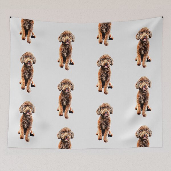 Item preview, Mini Goldendoodle Doodle Dog  designed and sold by ElegantCat.
