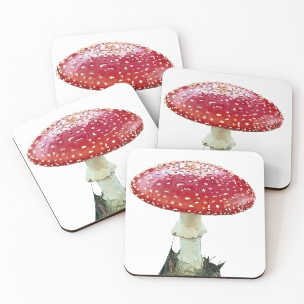 Item preview, Red & White Mushroom designed and sold by Catcoloring.
