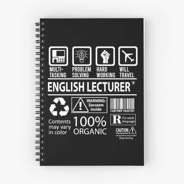 Item preview, English Lecturer T Shirt - MultiTasking Certified Job Gift Item Tee designed and sold by oslandefren.