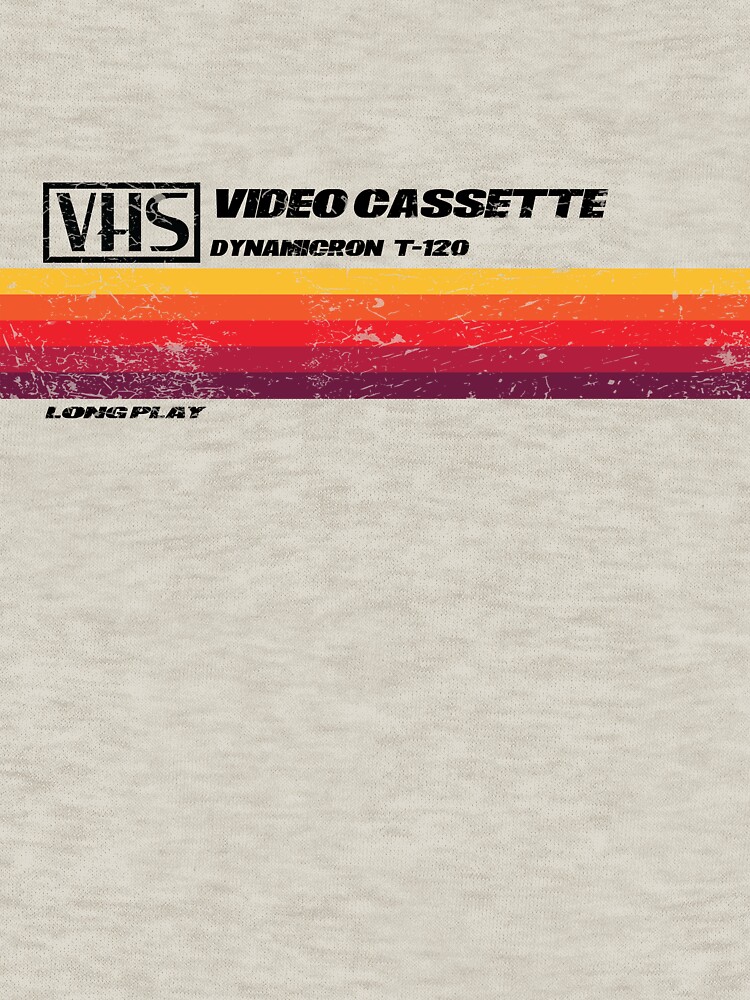 Vhs Retro Shirt - Distressed Vhs Retro Shirt - Distressed