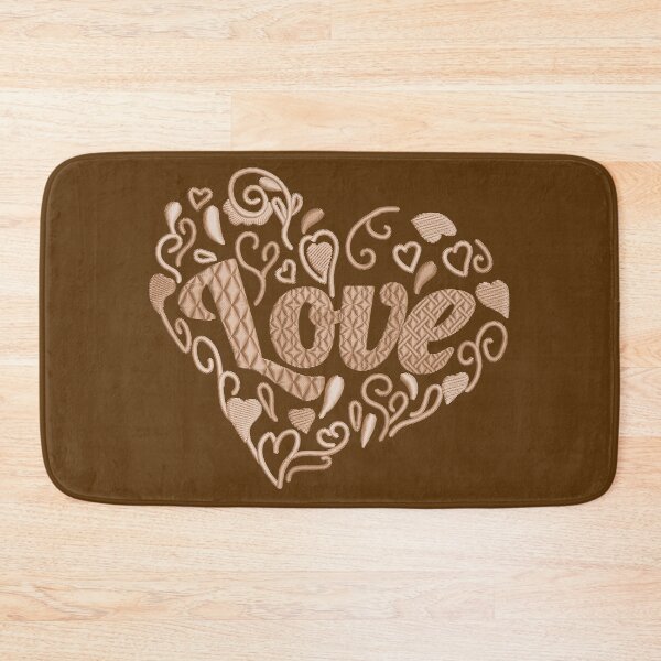 Item preview, Love in Love heart Salted Caramel Embroidered Look designed and sold by Trinket-Trickster.