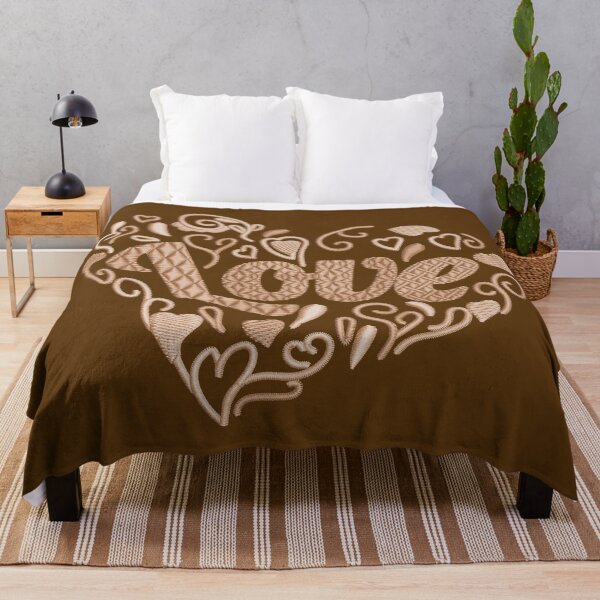 Item preview, Love in Love heart Salted Caramel Embroidered Look designed and sold by Trinket-Trickster.