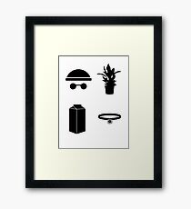 Leon The Minimal Framed Print