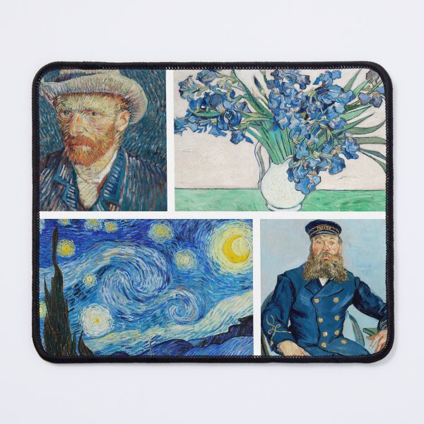 Item preview, Vincent van Gogh - Starry Night -Irises-Postman-Self-Portrait designed and sold by TeeARTHY.