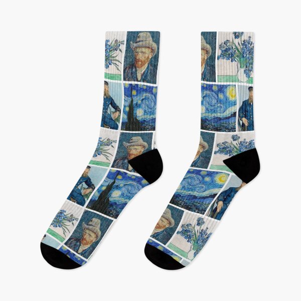 Item preview, Vincent van Gogh - Starry Night -Irises-Postman-Self-Portrait designed and sold by TeeARTHY.