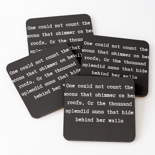 Item preview, A thousand splendid suns quote designed and sold by KyleNesas.