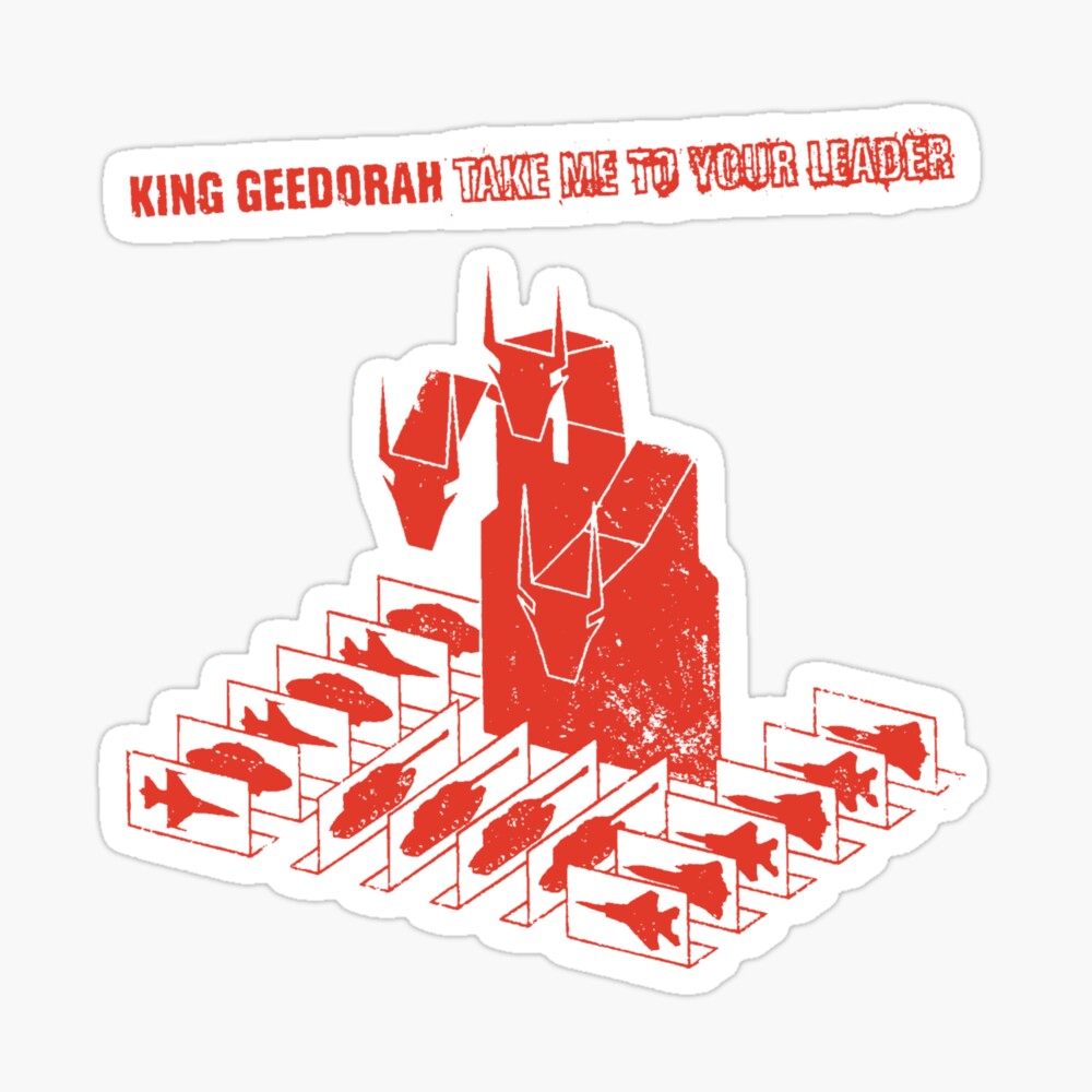 king geedorah take me to your leader (red)