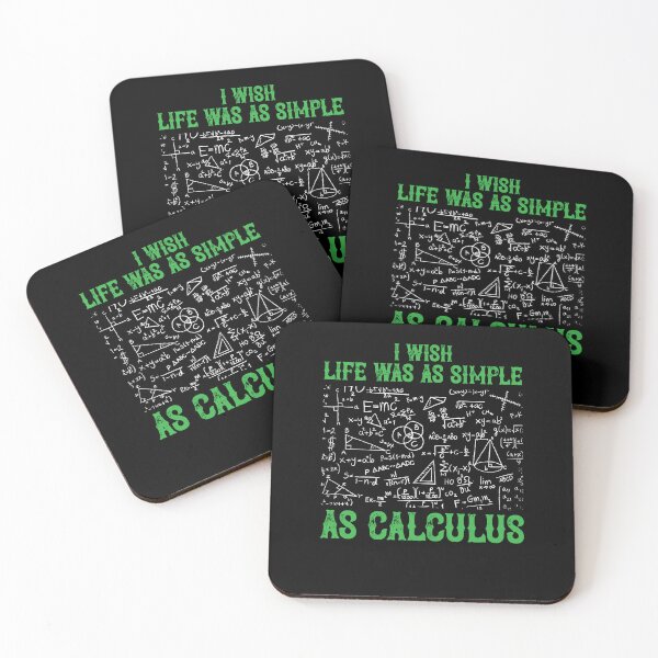 Item preview, I Wish Life Was Simple As Calculus Funny Math Teacher Joke designed and sold by Dressed For  Duty.