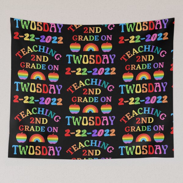 Item preview, Teaching Second Grade On Twosday designed and sold by WoodburyLake.