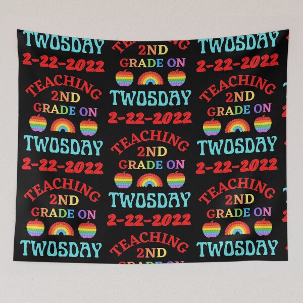 Item preview, Teaching Second Grade On Twosday designed and sold by WoodburyLake.