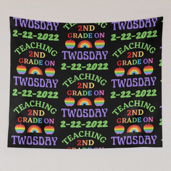 Item preview, Teaching Second Grade On Twosday designed and sold by WoodburyLake.
