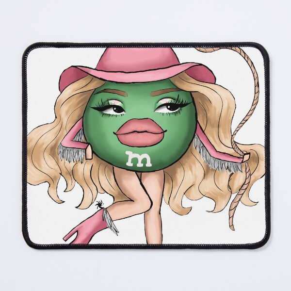 Item preview, Cowgirl Green M&M designed and sold by ClamPaints.