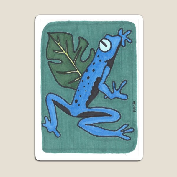 Frog Print Magnet