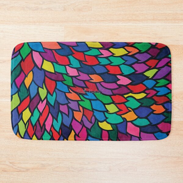 Item preview, Marker Rainbow Leaves designed and sold by HeatherNafeArt.
