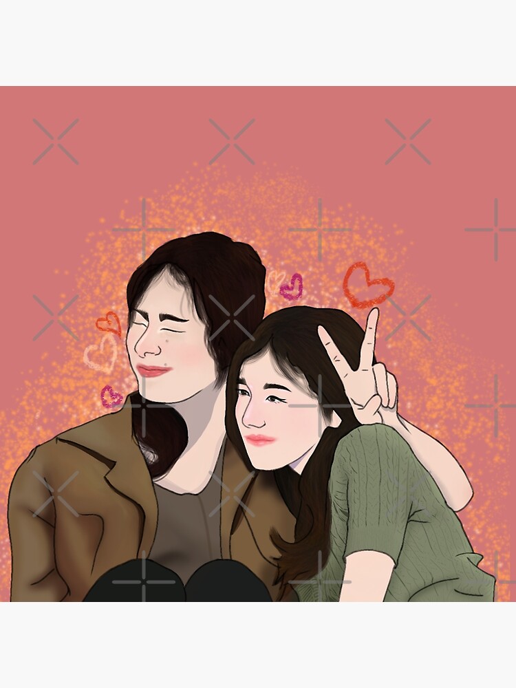 "Bad Buddy InkPa ep 10 drawing hearts w/ no bg ver" Photographic Print