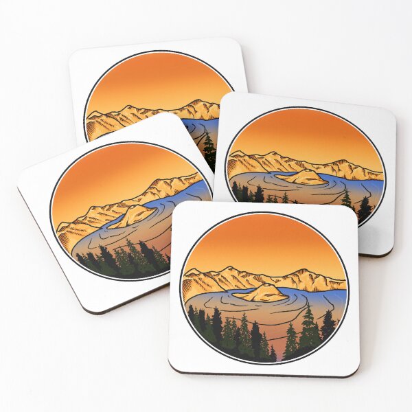 Item preview, Crater Lake Sunset designed and sold by Fernheart Designs.